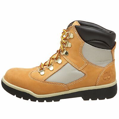 Timberland Kids' 6-Inch Leather and Fabric Big Kids' Field Boots - Sneakermaniany