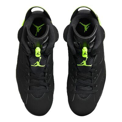 Nike Men's Air Jordan 6 Retro Electric Green Basketball Shoes - Sneakermaniany