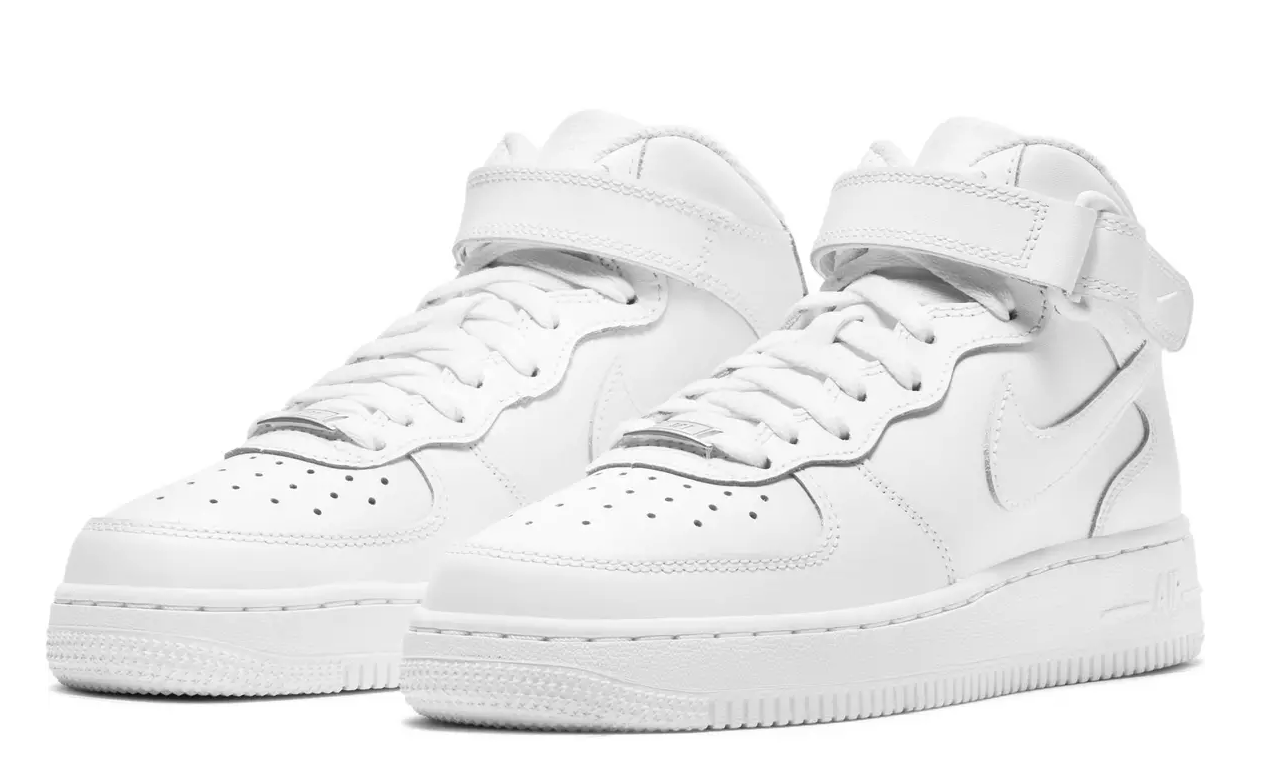 Nike Kids' Air Force 1 Mid GS Basketball Shoes - Sneakermaniany