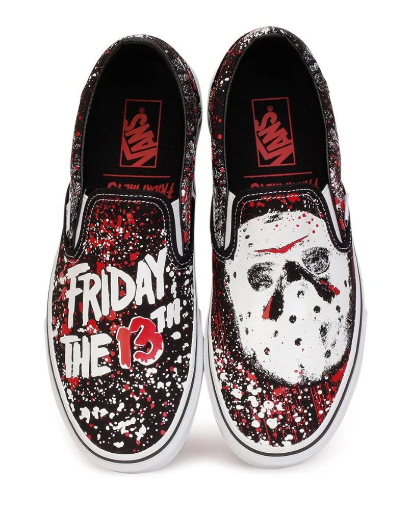 Vans Men's House Of Terror Friday The 13th Slip On Sneakers - Sneakermaniany